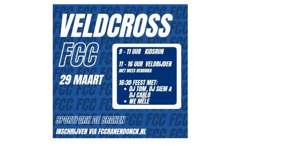 Foto: 29 maart: Veldcross FC Cranendonck in Soerendonk