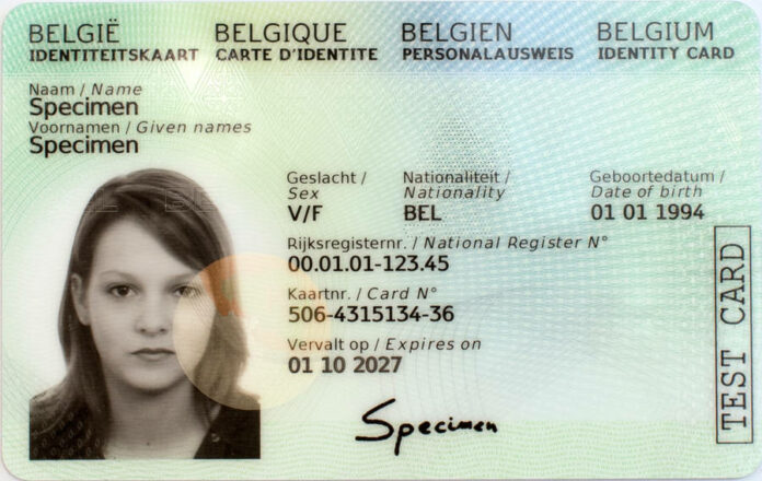 identiteitskaart Belgie