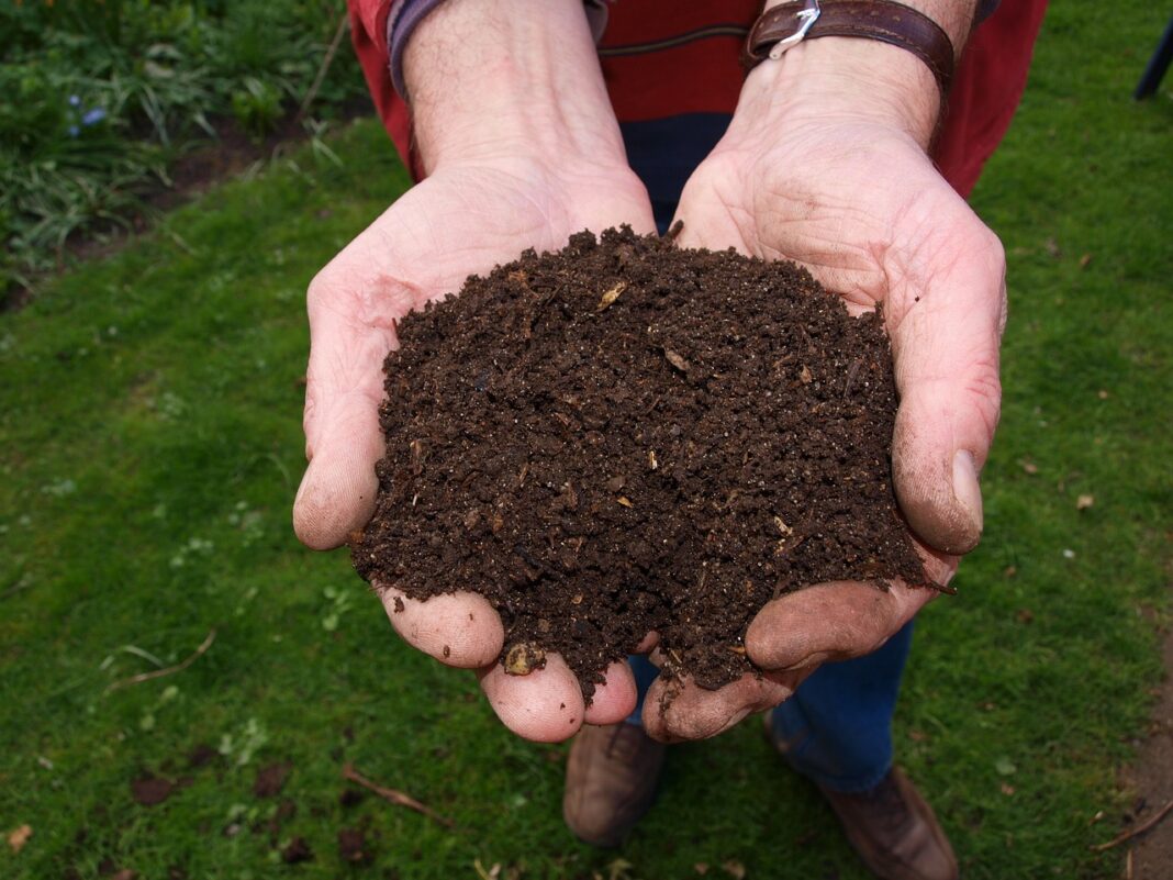 compost grond zand